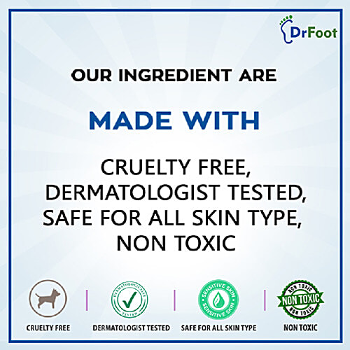 Dr Foot  Diabetic Neuropathy Foot Cream - L-Arginine & Dimethicone Improves Blood Circulation, 100 g  