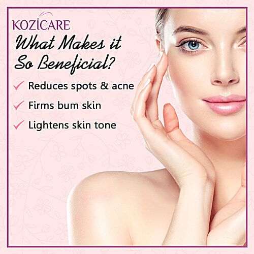 Kozicare Bum Cream With Glutathione, Niacinamide & Kojic Acid, 50 g