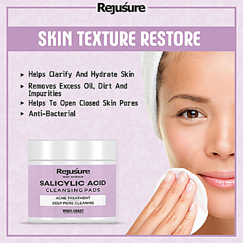 Buy Rejusure Salicylic Acid Cleansing Pads Acne Treatment Deep Pore