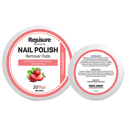 Buy Rejusure Nail Polish Remover Pads Combo Nourished & Moisturizing