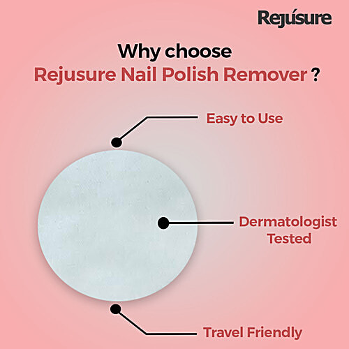 Buy Rejusure Nail Polish Remover Pads Combo Nourished & Moisturizing