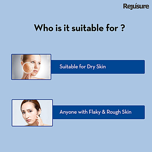 Rejusure Aqueous Cream For Fast Acting For Dry/Itchy/Sensitive Skin, Safe For Kids & Adults, Softens & Moisturises Skin, 100 g