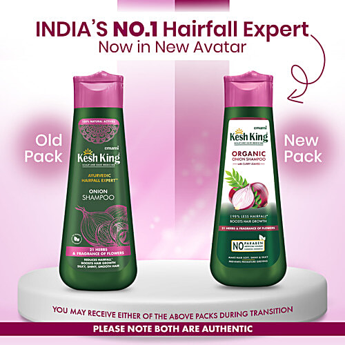 Buy Kesh King Ayurvedic Onion Shampoo Ayurvedic Hairfall Expert