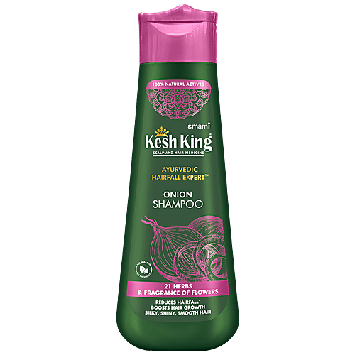 Kesh King Ayurvedic Onion Shampoo - Ayurvedic Hairfall Expert, Reduces Hairfall, Boosts Hair Growth, 300 ml  