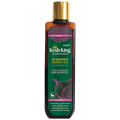 Buy Kesh King Ayurvedic Onion Oil With 21 Herbs, Reduces Hairfall