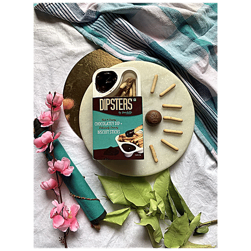 Buy Snackible Dipsters Chocolatey Dip With Biscuit Sticks Smooth