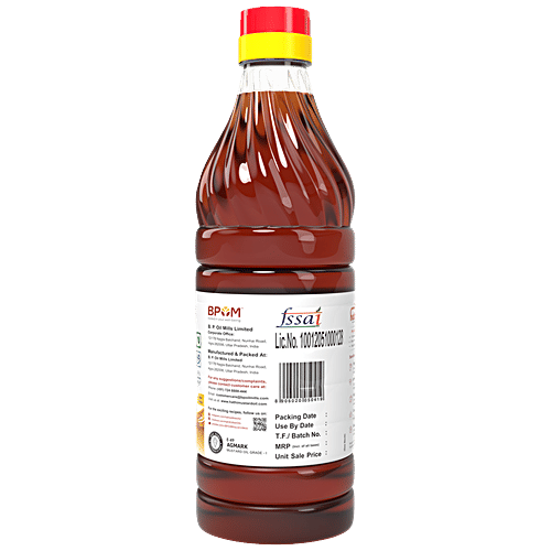 Hathi  Mustard Oil - Pungent Flavour, For Healthy Dishes, Free From Cholesterol & Trans-Fat, 500 ml  