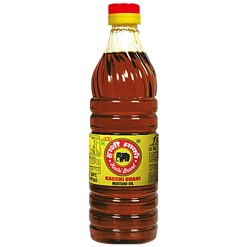 Buy Hathi Mustard Oil Pungent Flavour, For Healthy Dishes, Free From