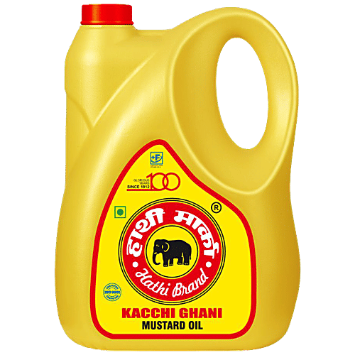 Buy Hathi Mustard Oil Pungent Flavour, For Healthy Dishes, Free From