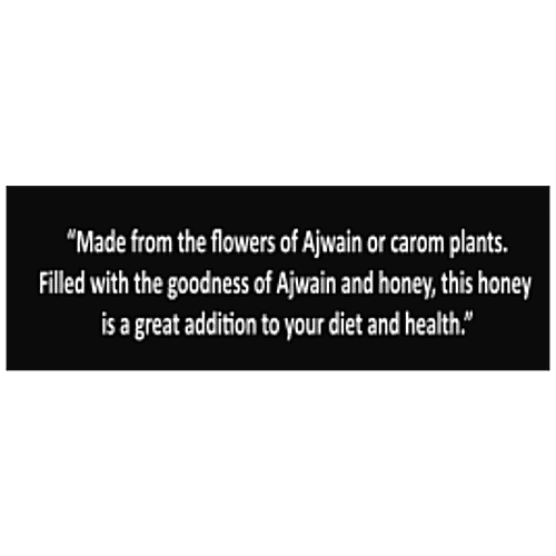 Buy NutriCrush Healthy Lifestyle Ajwain Honey From Carom Cures