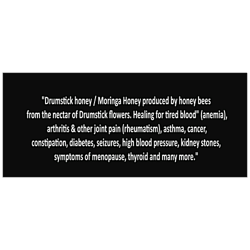 NutriCrush Healthy Lifestyle Moringa Honey - Improves Immunity, Prevents Liver Disease, Anaemia, Arthritis, Diabetes, 1 kg Jar