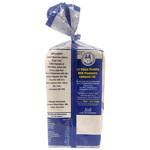 Buy Visakha Dairy Premium Milk Bread Nutritious & Healthy Breakfast