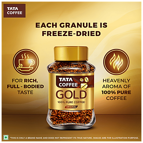Buy Tata Coffee Gold 100 Pure Coffee, Original , Robusta & Arabica