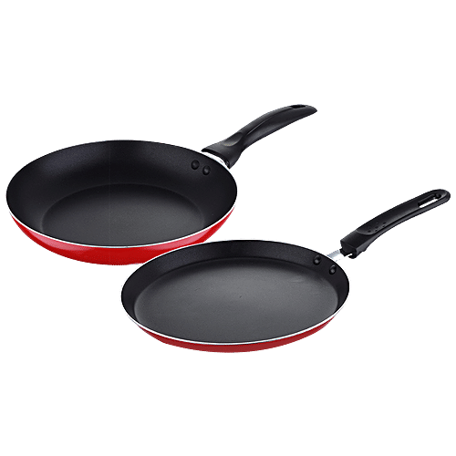 Buy Wellberg NonStick Cookware Set Tawa & Frypan, Durable, Rustproof