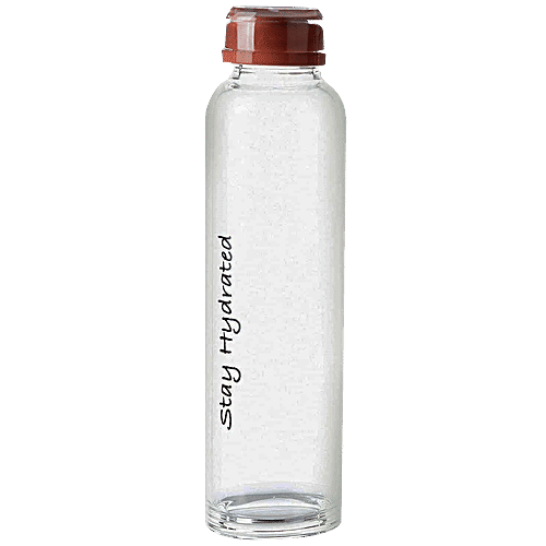 Buy Bergner Borosilicate Glass Water Bottle Durable, Leakproof