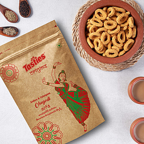Tasties Origins Chegodi, Telugu Speciality Snacks, 150 g Namkeen 