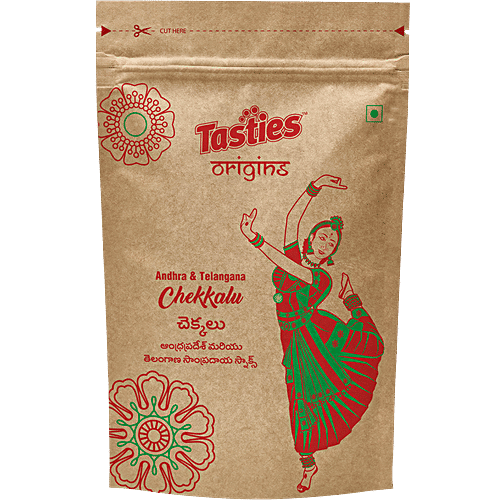 Tasties Origins Chekkalu, Telugu Speciality Snacks, 150 g Namkeen 