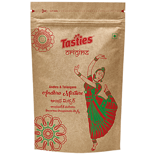 Tasties Origins Andhra Mixture, 150 g Spicy Namkeen 