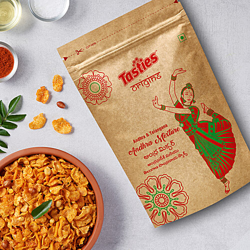 Tasties Origins Andhra Mixture, 150 g Spicy Namkeen 