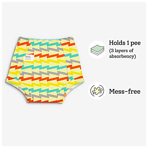 SuperBottoms Basic Cloth Diaper - Free Size Adjustable, Washable & Reusable Cloth Diaper For Day Time Use With Dry Feel Pad/Soaker/Insert Crown, 1 pc  