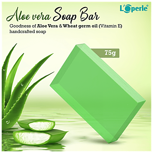 Buy LOPERLE Aloe Vera Soap Bar Vitamin E Enriched, Moisturising, For Soft, Hydrated Skin
