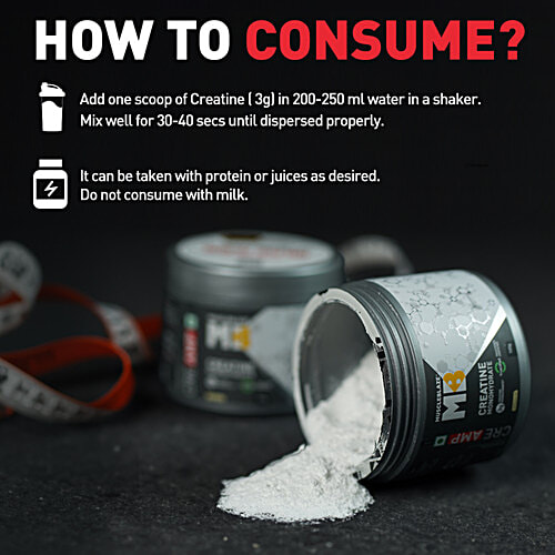 MuscleBlaze Creatine Monohydrate - CREAMP, 100 g Jar