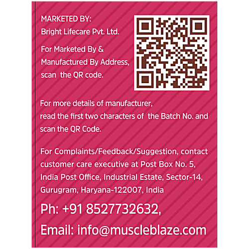 MuscleBlaze High Protein Muesli, Dark Chocolate & Cranberry, 400 g Pouch High Fibre, Almonds & Superseeds