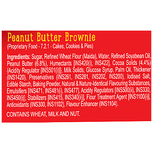 Dr.Oetker Kuppies Peanut Butter Brownie - High Quality, Creamy, 148 g (Pack of 4) 