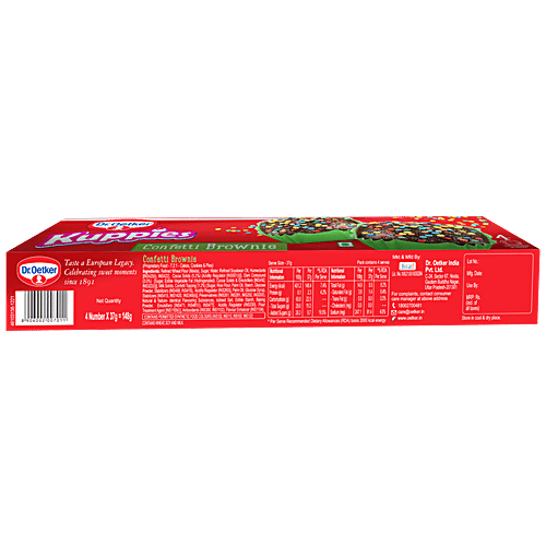 Dr.Oetker Kuppies Confetti Brownie, 148 g  