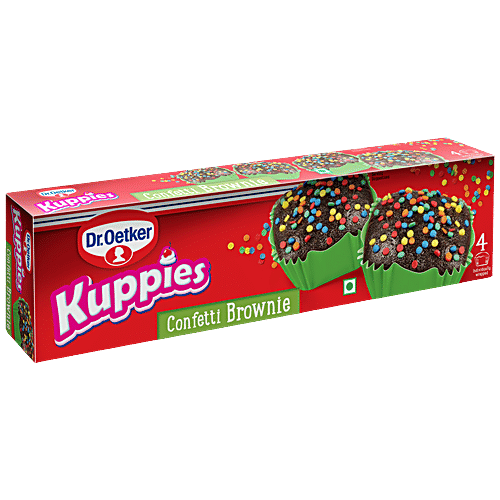 Dr.Oetker Kuppies Confetti Brownie, 148 g  