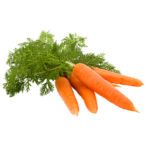 Buy fresho! Orange Carrot With Leaves, Rich In Vitamin C, Good For