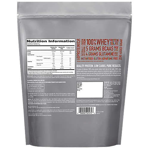 Buy Isopure Low Carb Whey Protein Isolate Powder Drink Mix Dutch Chocolate, Provides Energy