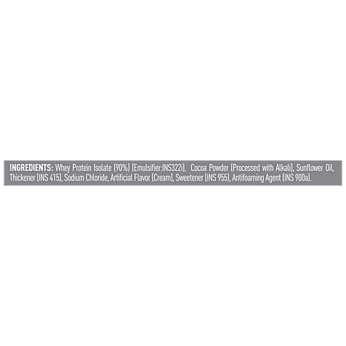 Isopure Low Carb Whey Protein Isolate Powder Drink Mix - Dutch Chocolate, Provides Energy, 500 g