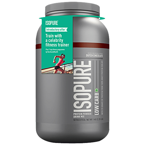 Buy Isopure Low Carb Whey Protein Isolate Powder Drink Mix Dutch