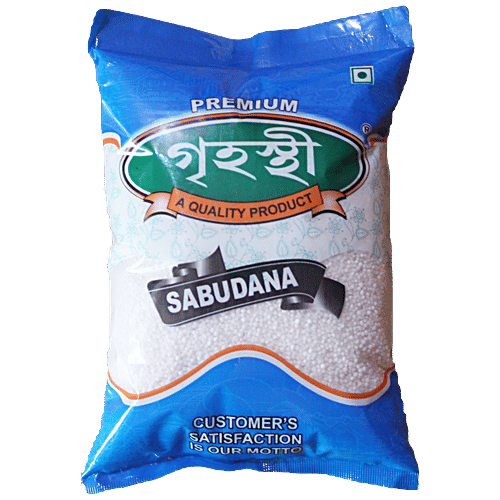 Gryhosthy Sabudana - Rich In Protein & Fibre, Provides Energy, 500 g  