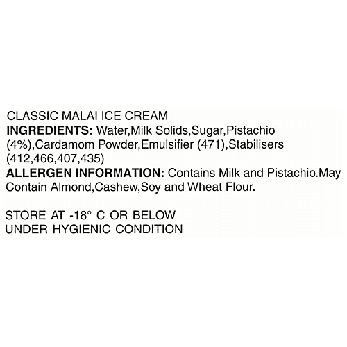 Vadilal Gourmet Natural Ice Cream - Classic Malai, No Artificial Colours & Flavours Added, 1 L Tub