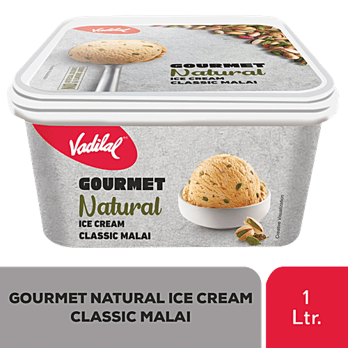 Buy VADILAL Gourmet Natural Ice Cream Classic Malai, No Artificial