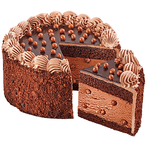 Buy VADILAL Chocolate Overloaded Ice Cream Cake 100 Eggless, Rich