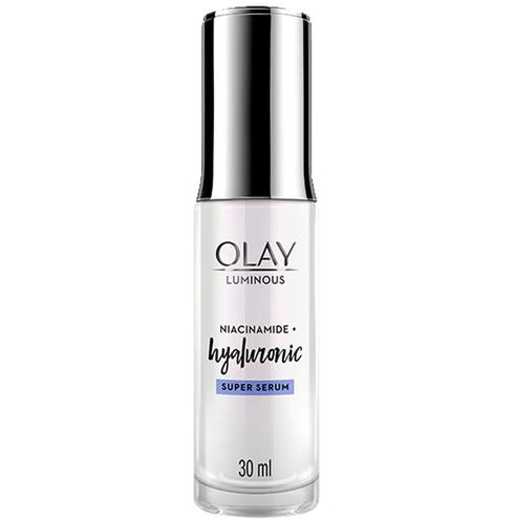 Olay Luminous Hyaluronic Acid Super Serum With 99% Pure Niacinamide - For Hydrated & Plump Skin, 30 ml 