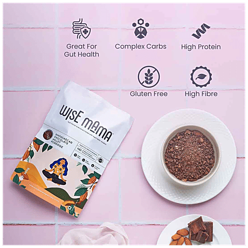 Buy Wise Mama Madagascar Chocolate Millet Porridge Rich In Calcium, High Fibre & Protein