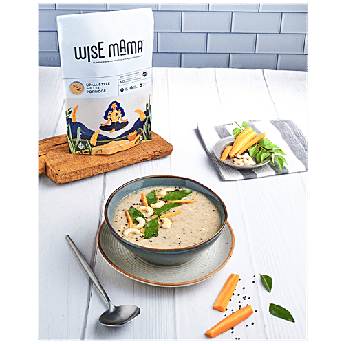 Buy Wise Mama Upma Style Millet Porridge High Fibre & Protein, Complex Carbs, Natural