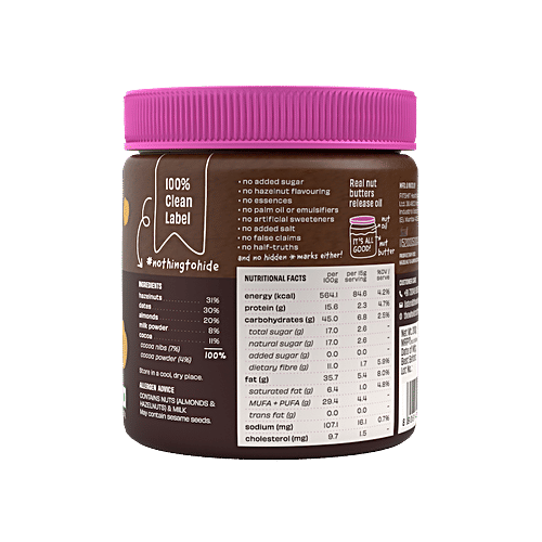 Buy The Whole Truth Hazelnut Spread With Real Chocolate Creamy, No