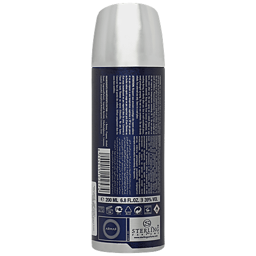 Armaf Voyage Bleu - Perfume Body Spray, Long-lasting Fragrance, For Men, 200 ml  