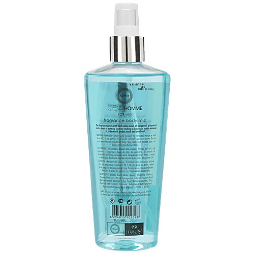 Armaf Blue Homme Mist - Lusciously Subtle Aromas, Long Lasting Fragrance, 250 ml  