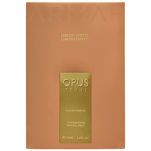 Armaf Opus Femme - Eau De Parfum, Vaporisateur Spray, Long-lasting Fragrance, 100 ml  