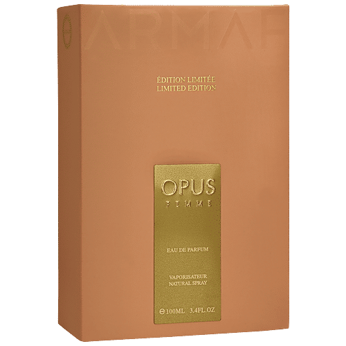 Armaf Opus Femme - Eau De Parfum, Vaporisateur Spray, Long-lasting Fragrance, 100 ml  