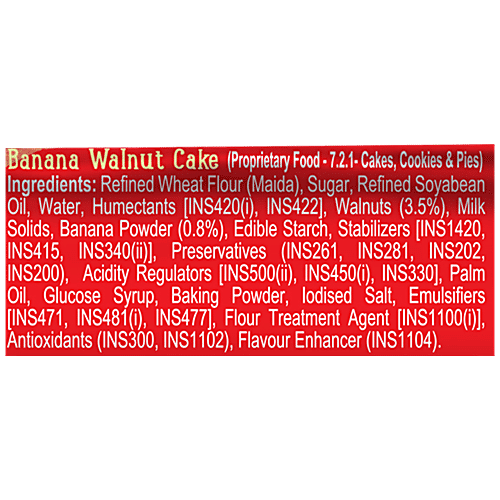 Dr.Oetker Kuppies Banana Walnut Cake, 125 g