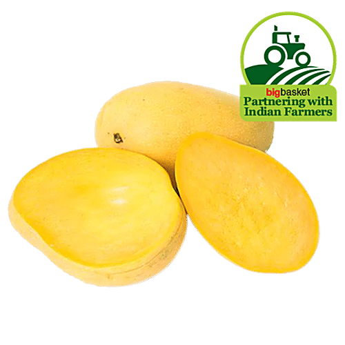 fresho! Banganapalli Mango - Premium, 1 kg  Rich In Vitamin C, Sweet & Fleshy