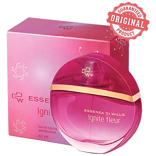 EDW Essenza Ignite Fleur Luxury Eau De Toilette - For Women, Long-Lasting Fragrance, 60 ml