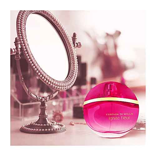 EDW Essenza Ignite Fleur Luxury Eau De Toilette - For Women, Long-Lasting Fragrance, 60 ml